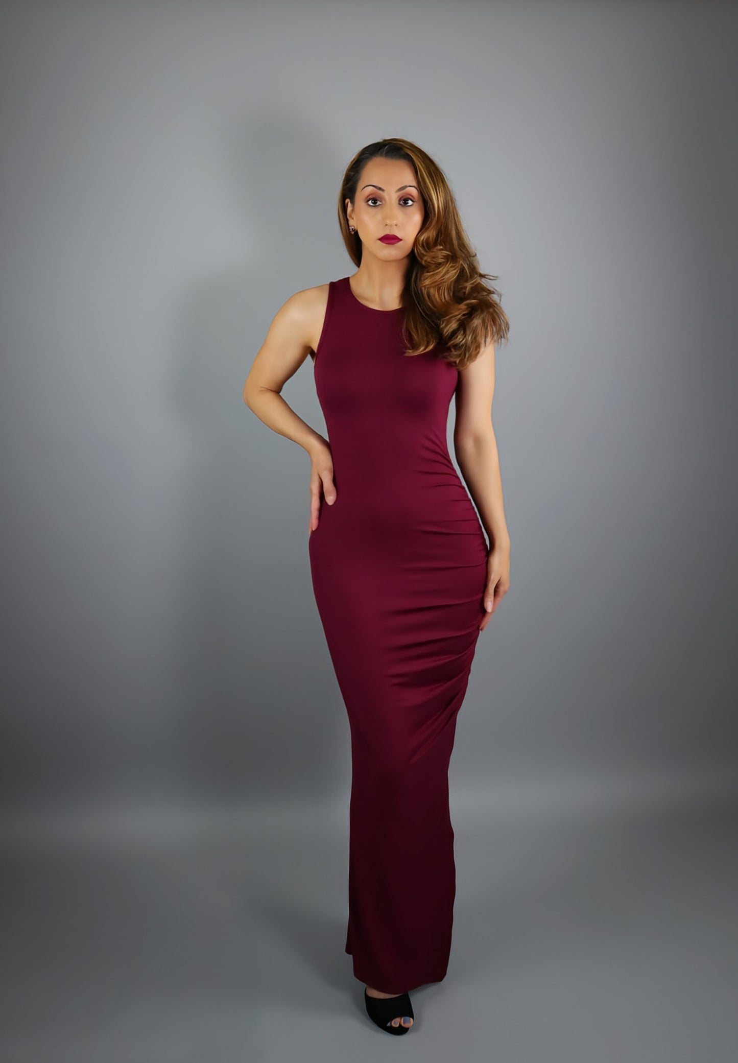 Nice To Meet You Ruched Maxi Dress